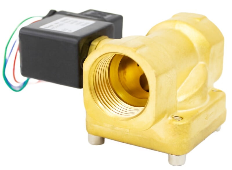 25mm Solenoid Valve 1'' brass 220V