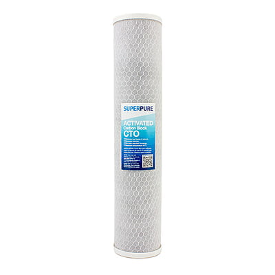SUPERPURE 20 inch Big Blue Carbon Block Water Filter Replacement Cartridge