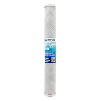 SUPERPURE 20 inch Carbon Block Water Filter Replacement Cartridge