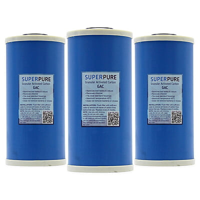 10 inch Big Blue GAC Filter (3 Pack)