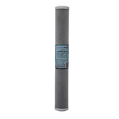SUPERPURE 20inch Carbon Block Water Filter Replacement Cartridge