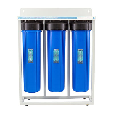 SUPERPURE 3-Stage Whole House Water Filtration System on Stand