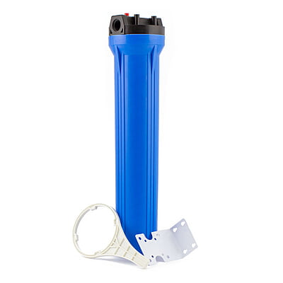 SUPERPURE Blue 20 inch Housing with 3/4 inch Ports