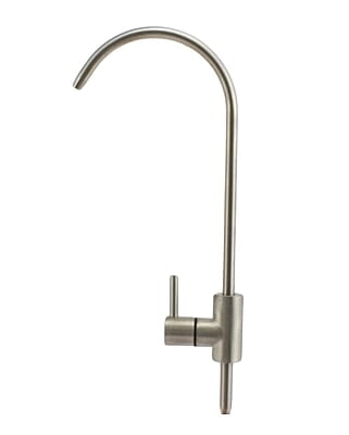 SUPERPURE Modern Design Premium Faucet - Brushed Chrome Stainless Steel