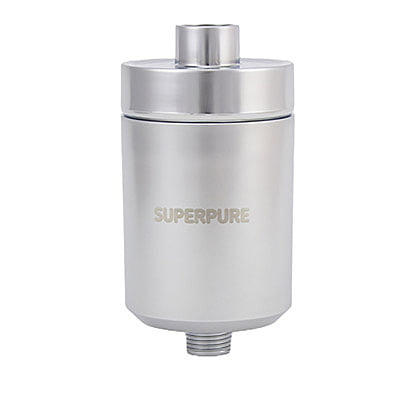 SUPERPURE Shower Filter - Brushed Chrome