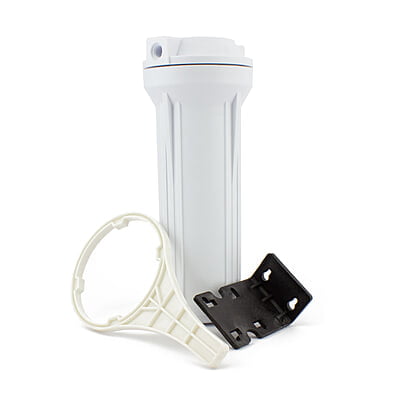 SUPERPURE White 10 inch Housing with 1/4 inch Ports