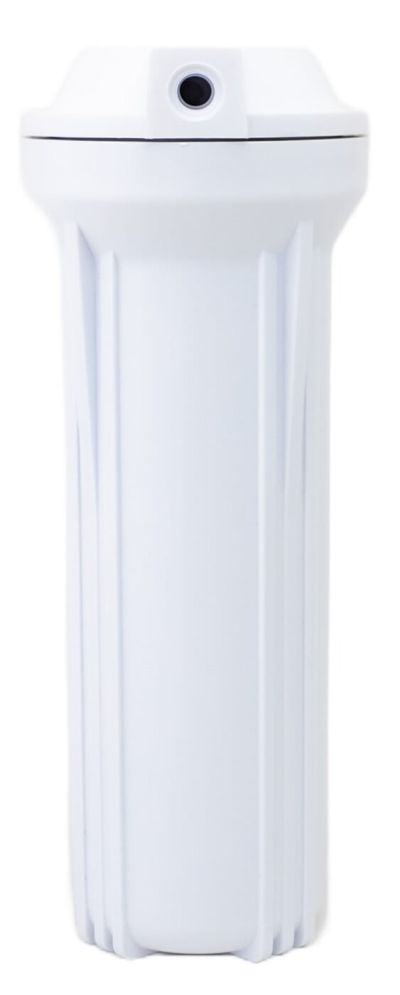 SUPERPURE White 10inch Filter Housing with 1/4inch Ports Versatile Water Filtration Solution
