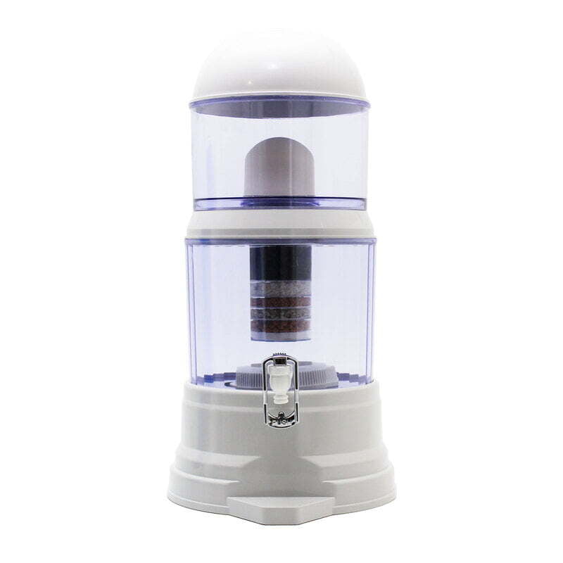 SUPERPURE 14L Water Dispenser with Filters & Mineral Pot - Open Box Deal